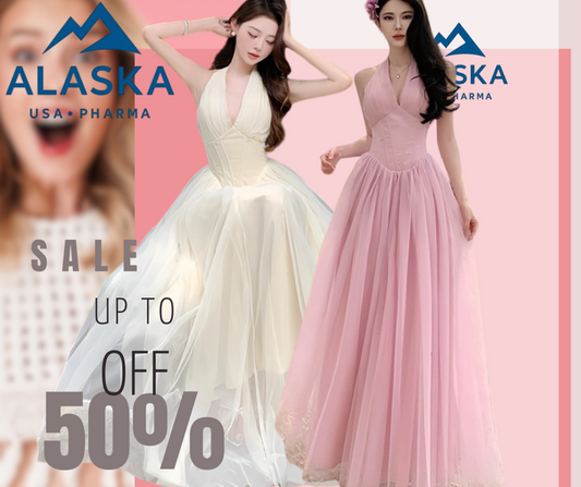 Elegant Ivory Tulle Maxi Dress – Princess Style Gown