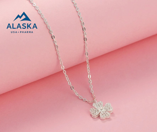 Four-Leaf Clover Silver Necklace