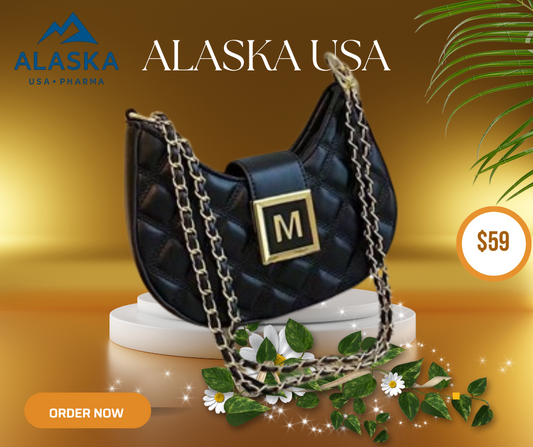 Women’s Square “M” Lock Handbag – Elegant, Trendy & Easy to Match